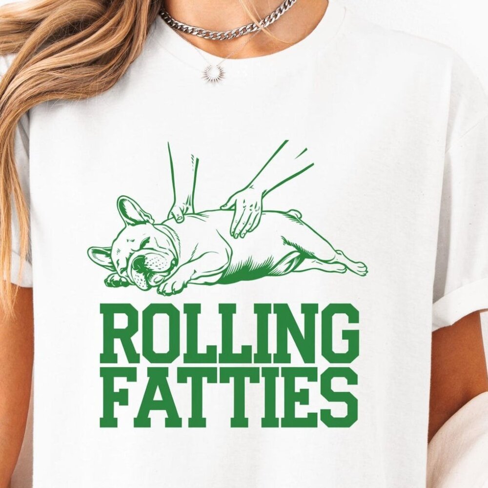French Bulldog Rolling Fatties Unisex TShirt